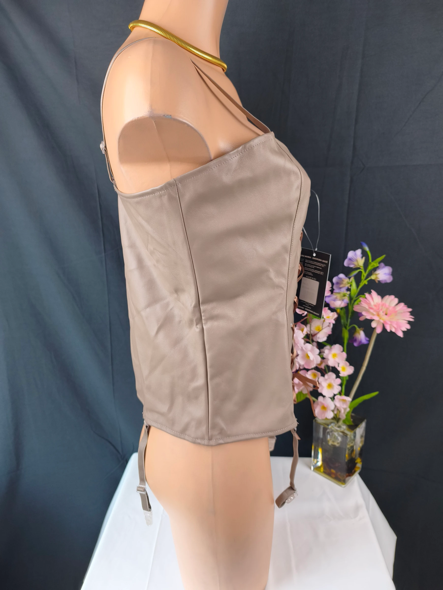 Conjunto de 2 piezas tipo cuero Taupe – Nuevo Talla L/XL – photo 4
